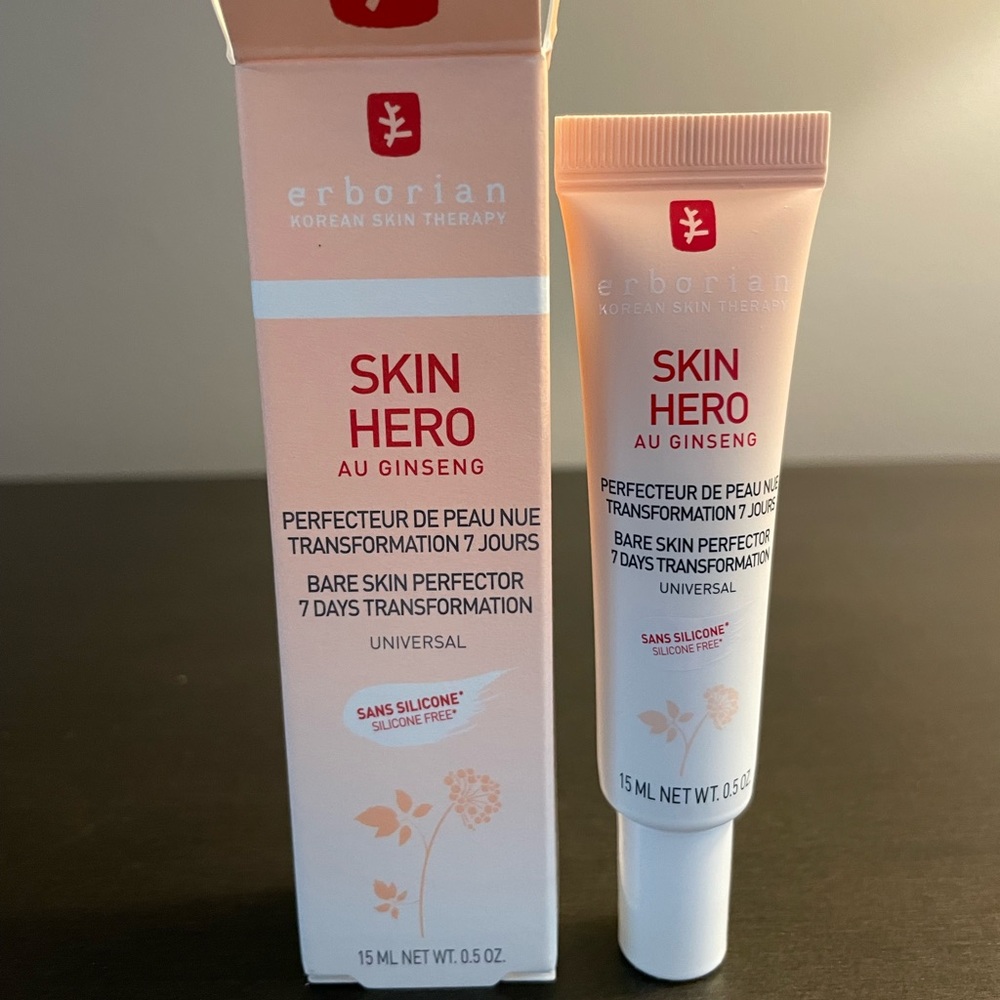 Erborian Skin Hero Bare Skin Perfector .5 fl oz 15 ml Travel Size NIB